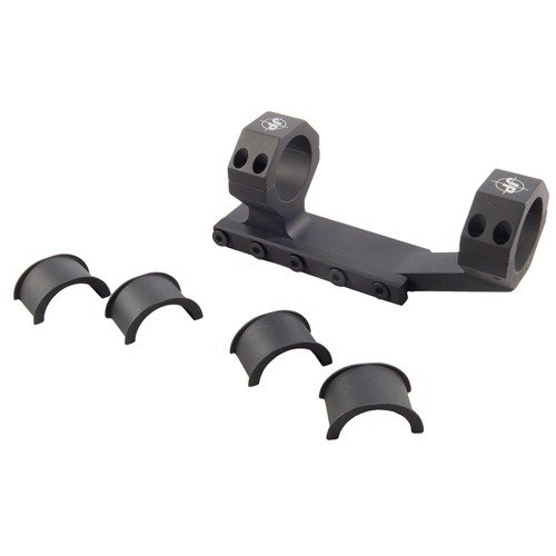 El montaje JP Flattop es de aluminio, con anillos integrales y ajuste preciso a MIL-STD 1913, ideal para ópticas de largo alcance y sin movimiento.