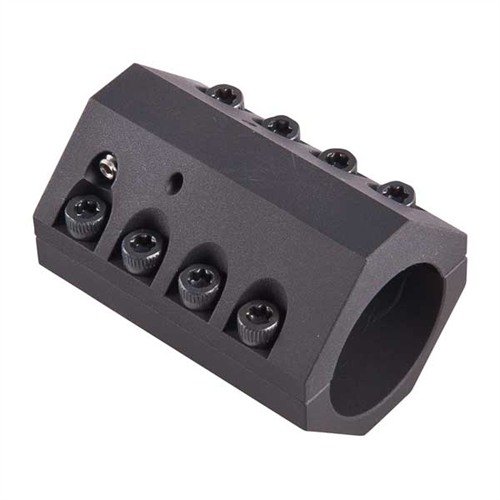 El bloque de gas ajustable AR-15/M16 permite personalizar el flujo de gas para un ciclo más suave, ideal para rifles de competición y caza.