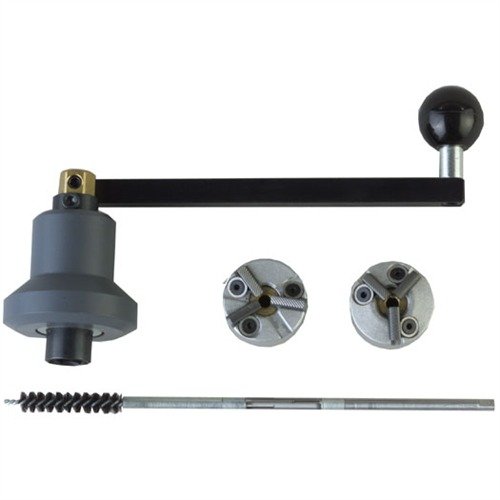 Corta coronas de cañón perfectas sin torno con este kit, mejorando la precisión en minutos. Incluye cortadores, pilotes y herramientas para un acabado profesional.