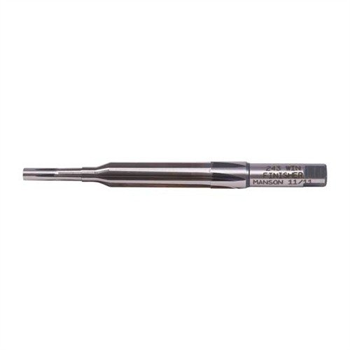 .243 Winchester Finisher de Manson Precision ofrece calidad excepcional en reamers, garantizando cámaras precisas y personalizables para máxima precisión en tus disparos.