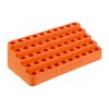 Los Lyman Bleacher Loading Blocks facilitan la recarga con su diseño inclinado que permite acceder fácilmente a 50 casquillos .308 Win. Hechos de polímero resistente.
