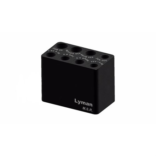 Asegúrate de la calidad de tu munición con el Lyman MSR Aluminum Ammo Checker, fácil de usar y disponible en múltiples calibres para tu seguridad.