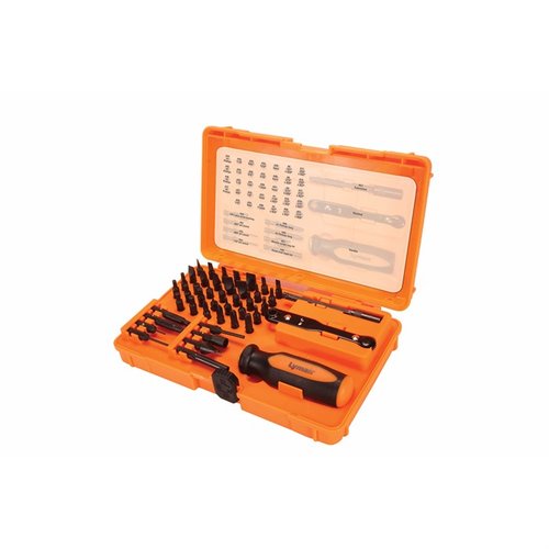 El Kit de Herramientas Master Gunsmith de Lyman incluye 45 piezas de alta calidad, perfectas para el mantenimiento y reparación de tus armas sin dañarlas.