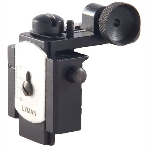 Descubre la mira ajustable Lyman Modelo 66 LA, diseñada para el Marlin 336, con ajustes precisos y un sistema de liberación rápida para facilitar su uso.