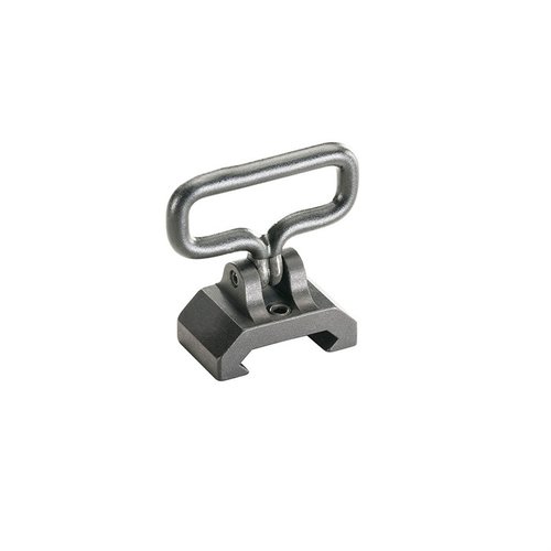 El adaptador de sling AR-15/M16 de ERGO GRIPS se monta fácilmente en rieles Picatinny, es silencioso y acepta slings de hasta 1¼" de ancho.