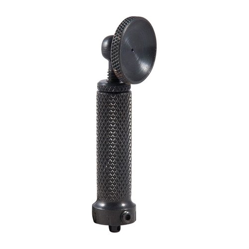 El sistema de post rápido del Improved Tang Sight permite cambiar fácilmente la altura del post para ajustar la puntería, ideal para diferentes distancias.