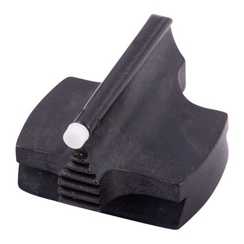Disfruta de una precisión excepcional con la mira delantera de acero de Marble Arms, ideal para rifles, con diseño contorneado y acabado azul pulido.