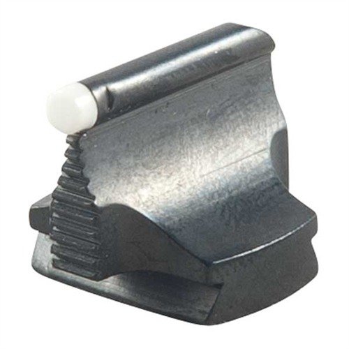 Las miras frontales de acero de Marble Arms son precisas y elegantes, perfectas para rifles con base de cañón, disponibles en varios tipos de perlas.