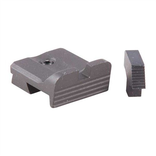 Este combo de miras fijas para 1911 es fácil de instalar, de bajo perfil y mejora la visibilidad con un diseño que se adapta a la dovetail de fábrica.