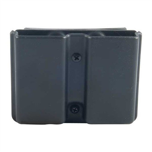 El pouch de doble revista de BLACKHAWK tiene compartimentos moldeados, ajuste de retención y es ideal para revistas de 1911 y de alto calibre 9mm y .40.