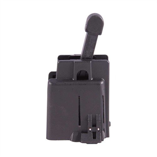 Carga tus magazines Colt SMG 9mm rápidamente con este cargador de polímero reforzado, que cuida tus dedos y aumenta la vida útil de tus magazines.