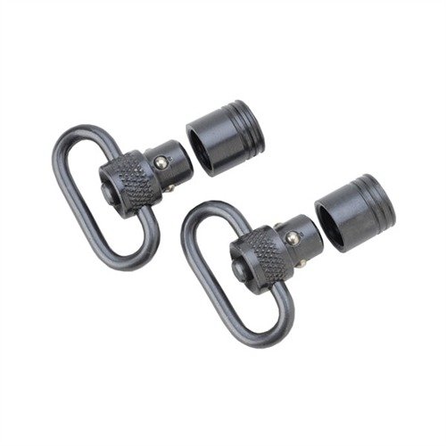 El UNCLE MIKE'S QUICK DETACH 100 Sling Swivel se acopla fácilmente, es seguro y se adapta a casi cualquier rifle de cerrojo, ¡sin tornillos necesarios!