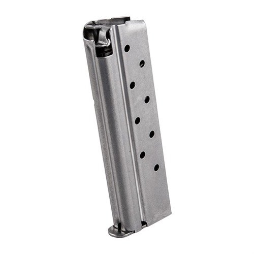 Las revistas 1911 Springfield de 9RD 9mm de Metalform ofrecen alimentación suave, durabilidad en acero inoxidable y capacidad para 9 rondas para tu pistola.