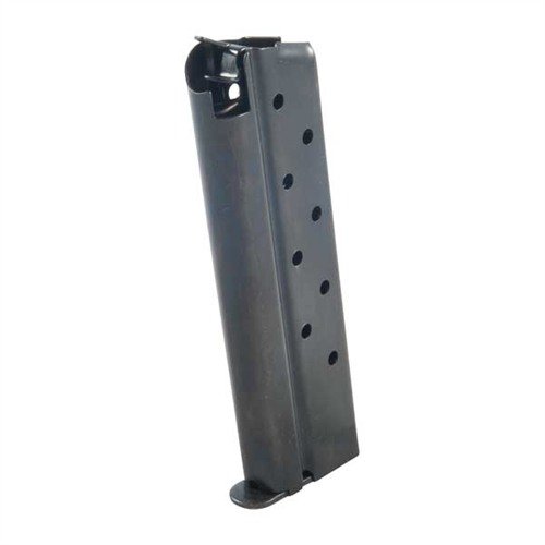 Consigue un cargador robusto y de alta calidad para tu 1911, con alimentación confiable y capacidad para 9 disparos, ideal para cualquier tipo de proyectil.