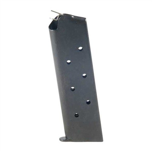 Consigue revistas robustas de alta calidad para pistolas 1911, fabricadas en acero carbono azul o acero inoxidable, con alimentadores planos o redondos.