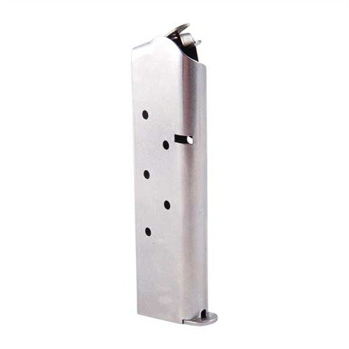 Descubre los cargadores METALFORM para 1911, fabricados en acero de carbono y acero inoxidable, con alimentación confiable y opción de capacidad aumentada.