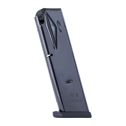 Aumenta tu capacidad con estos cargadores MEC-GAR para Beretta 92, fabricados en acero tratado, con recubrimiento anti-fricción y alimentación sin fallos.