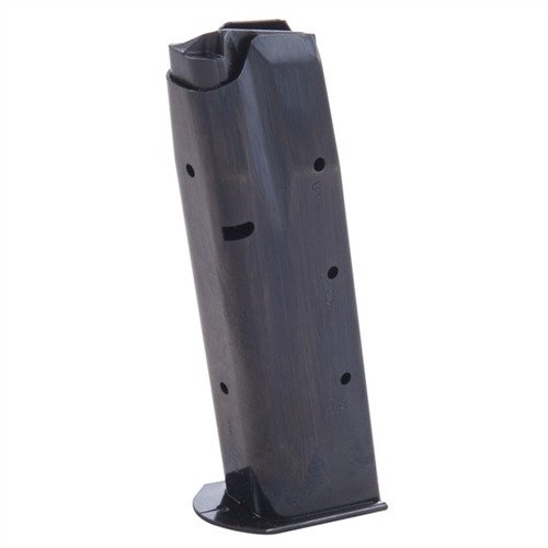 Los cargadores BROWNING HI-POWER 9MM de MEC-GAR están hechos de acero carbono certificado, son duraderos y sin costuras, ¡perfectos para tu arma!