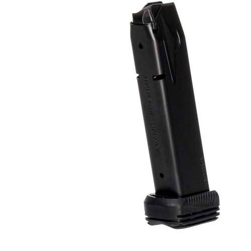 Los cargadores SIG P226 9MM de MEC-GAR están fabricados en acero carbono, sin costuras y tratados para mayor durabilidad. ¡Calidad europea en tus manos!