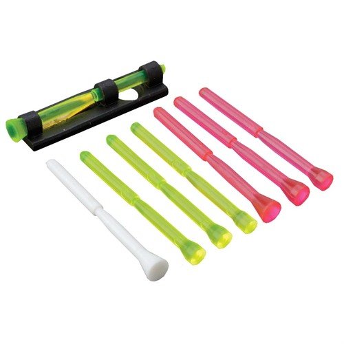 Mejora la visualización del objetivo con el COMP SIGHT de HIVIZ, que incluye tubos de luz intercambiables y un montaje seguro en acero para cualquier escopeta.