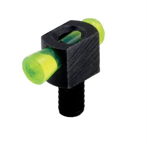 Reemplaza la mira delantera de tu escopeta con el HIVIZ BD1007-G Spark II, que incluye 5 roscas para adaptarse a la mayoría de escopetas con bead removible.