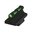 HIVIZ RUGER 10/22 FIBER OPTIC LITEWAVE SIGHT SET BLACK