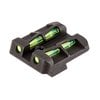 Las miras LITEWAVE de HIVIZ ofrecen un diseño innovador que maximiza la durabilidad y la captación de luz, con LitePipes intercambiables en varios colores.