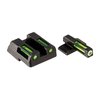 Los miras HIVIZ LiteWave H3™ ofrecen visibilidad excepcional en cualquier condición de luz, con tecnología de Tritium y LitePipe para un enfoque rápido y preciso.
