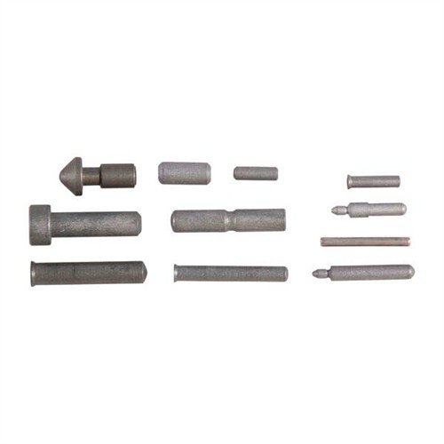 El 1911 PIN SET de NOWLIN incluye todos los pines necesarios para tu 1911 Auto, fabricados en acero inoxidable, tratados térmicamente para mayor durabilidad.