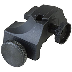 El RIFLE WEAVER REAR SIGHT de NECG es un visor de acero ajustable para viento y elevación, ideal como respaldo en caza y fácil de montar en bases Weaver.