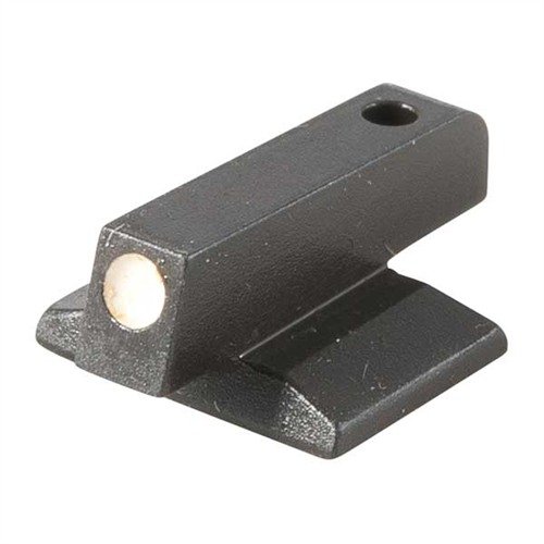 Las miras frontales NOVAK de acero CNC tienen un diseño sin enganches y un gran punto blanco de .075" para un rápido reconocimiento, perfectas para tu 1911.
