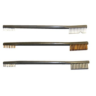 Mantén tus armas en perfecto estado con los cepillos Otis All-Purpose, ideales para limpiar sin dañar, disponibles en nylon, bronce y acero inoxidable.