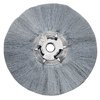 Las ruedas RIEHL de 6" son ideales para eliminar óxido y realizar cardado pesado, con acción suave a 500-600 RPM. ¡No mezcles metales para evitar manchas!