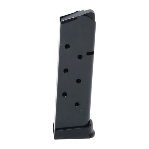 Los cargadores Pro Mag para 1911 Government Model .45 ACP ofrecen 8, 10 y 15 rondas, con cuerpo de acero tratado y resorte de alambre de silicio.