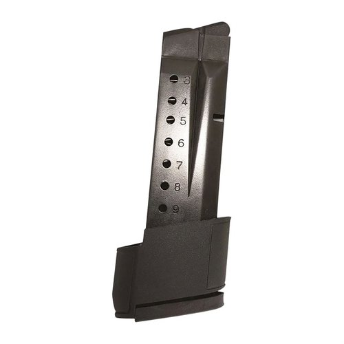 Los cargadores de acero para el Smith & Wesson M&P Shield ofrecen mayor capacidad, resistencia a la corrosión y son ideales para entrenamiento y confianza al llevar.