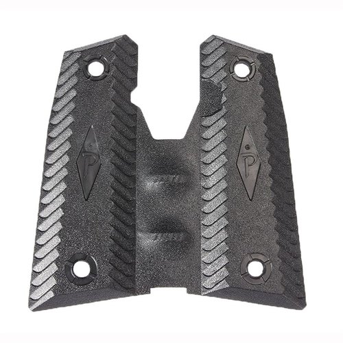 El 1911 DIAMOND PRO GRIP de PACHMAYR ofrece comodidad y control excepcionales, con ranuras para los dedos y un diseño moderno que se adapta a todas las 1911.
