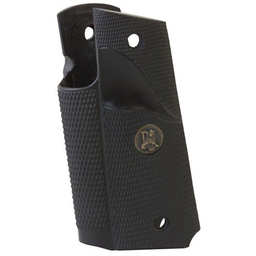 Las COMBAT GRIPS GM-45C de PACHMAYR mejoran el manejo y permiten recargas más rápidas en competiciones de disparo, con lados planos y sin reposamanos.