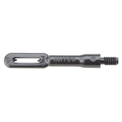 Las puntas ranuradas HOPPES de nylon son ideales para armas de mano y rifles con rosca 8-32, y escopetas con rosca 5⁄16"-27, ofreciendo versatilidad y durabilidad.