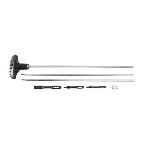 Los varillas de limpieza HOPPES son robustas y versátiles, ideales para pistolas, rifles y escopetas, con roscas estándar 8-32 y accesorios incluidos.