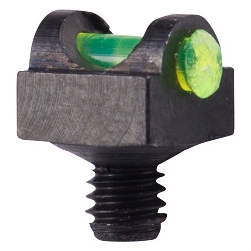 Mejora tu puntería con la mira de fibra óptica EXPERT, fácil de instalar y disponible en verde o naranja. Perfecta para cañones con rosca 3-56.