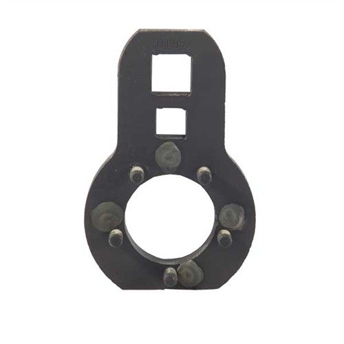 La llave de tuerca para AR-10 de Precision Reflex es robusta, de acero 1018, compatible con herramientas de 3/8" y ½", ideal para instalar y quitar tuercas de cañón.