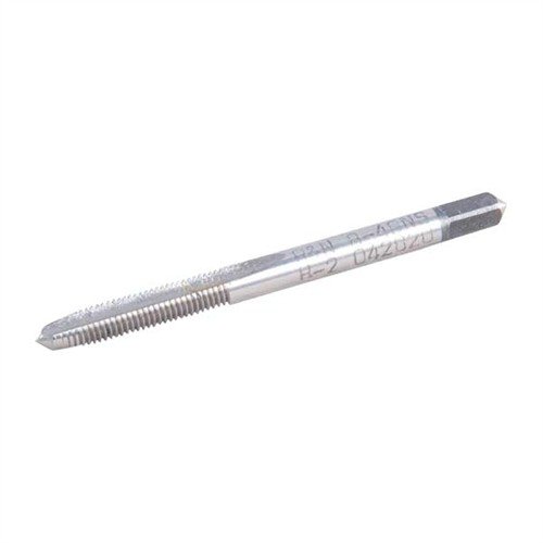 Los PERFECT CUT™ Premium Two Flute Taps son herramientas de alta calidad en acero de alta velocidad, ideales para roscas precisas y duraderas en tus proyectos de armería.