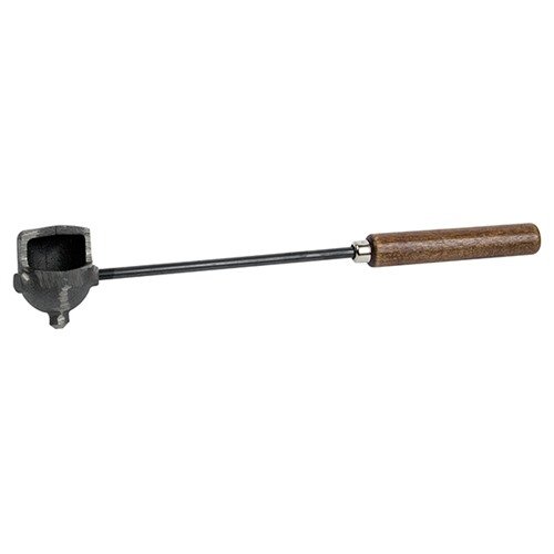 El LEAD DIPPER de RCBS tiene un gran tazón para facilitar el llenado y la mezcla, con un pico vertedor cónico y un mango de madera resistente. ¡Ideal para tus proyectos!