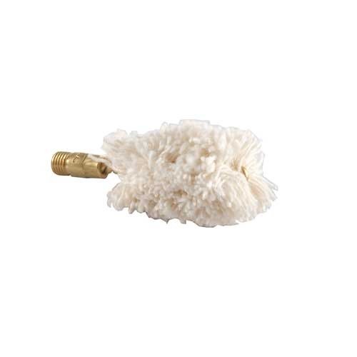 Las mopas para cañón de escopeta DEWEY son 100% algodón con núcleos y acoplamientos de latón, ideales para una limpieza efectiva y rápida de tu arma.