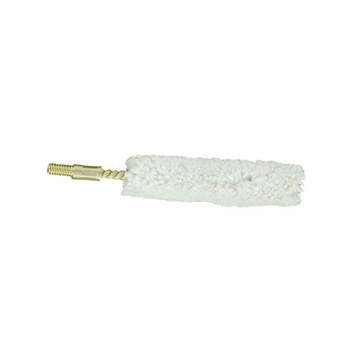 Los bore mops Dewey son 100% algodón, con núcleos de latón, ideales para aplicar solventes y limpiar cámaras. Reutilizables y efectivos para mantener tu arma.