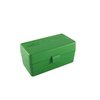 La caja de municiones FLIP TOP de MTM CASE-GARD es resistente, con bisagra mecánica de 25 años y cierre Snap-Lock, ideal para tus sesiones de tiro.