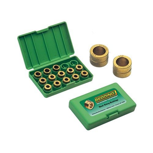 Organiza tus bushings con la caja de almacenamiento Redding, que permite guardar hasta 15 bushings de manera segura y ordenada. ¡Ideal para tus herramientas de gunsmith!