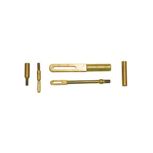 Los adaptadores y bucles Dewey permiten usar cepillos estándar 8-32 y accesorios en cañas Parker Hale, además de bucles de parche de bronce y nylon para calibres superiores a .270.