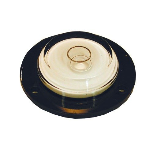 El nivel de burbuja circular Starrett es ideal para asegurar que tus herramientas de recarga, especialmente las balanzas, estén perfectamente niveladas.