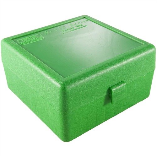 Las cajas de munición FLIP TOP de MTM CASE-GARD son indestructibles, con bisagra mecánica de 25 años y cierre Snap-Lock para proteger tus balas. ¡Perfectas para el tiro!